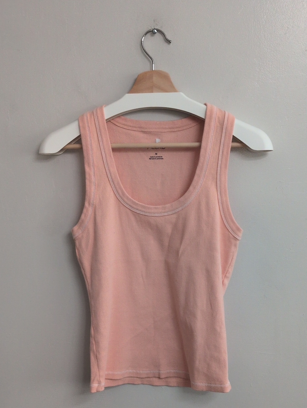 Picto Icon Ribbed Knit Tank